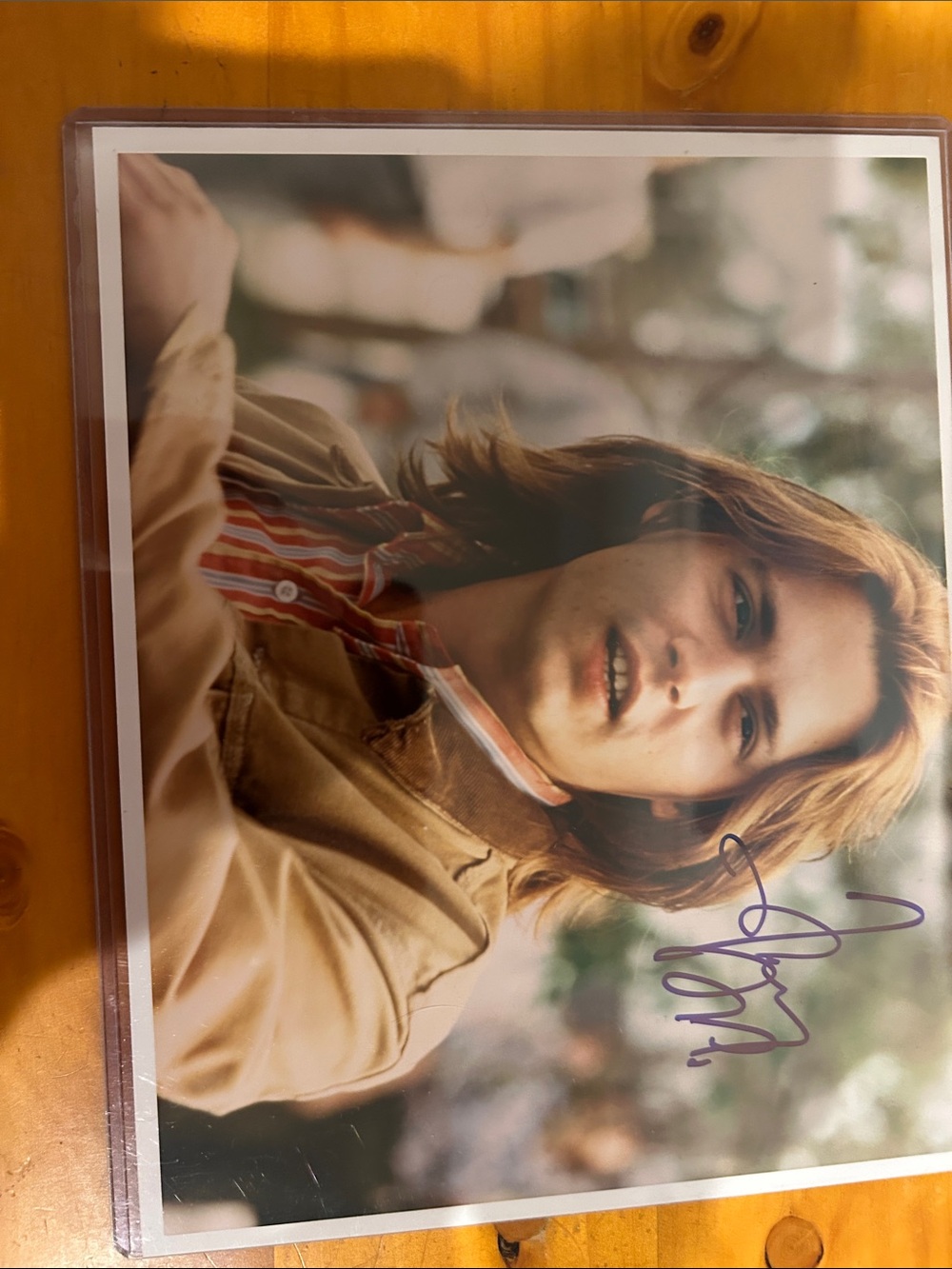 Johnny Depp//Gilbert Grape Autographed Wall/Art Photo with Certificate